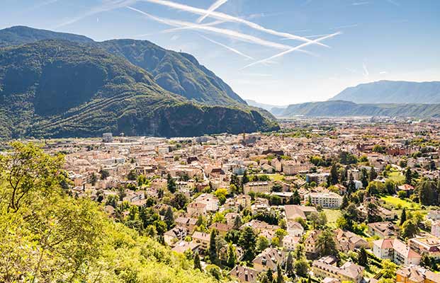 Bella vista su Bolzano