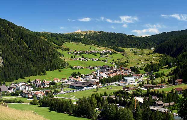 Vista su Corvara