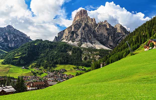 Il panorama di Corvara