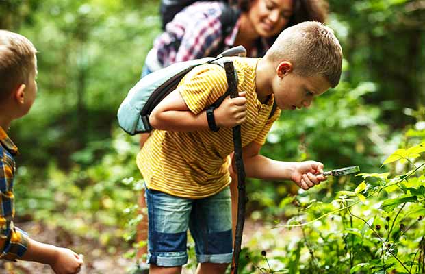 Bambini nella natura