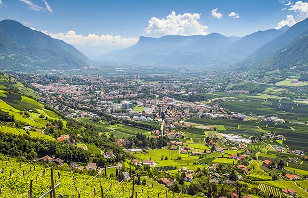 Vista su Merano