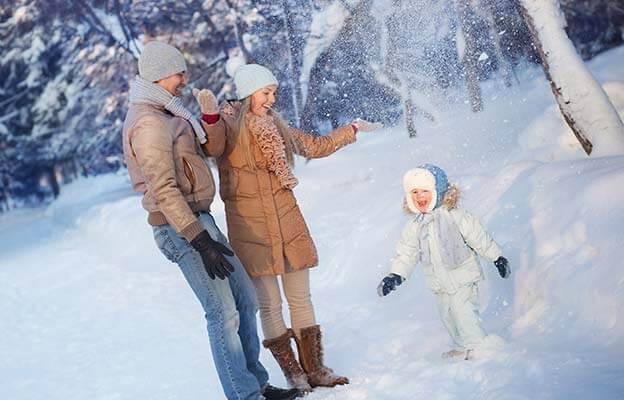 Vacanze invernali con la famiglia