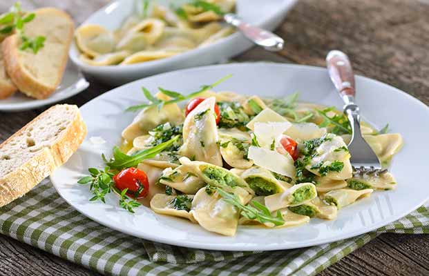 Schlutzkrapfen (ravioli tirolesi)